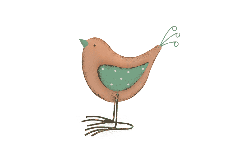 Freude am Garten Abogeschenk Dekovogel rosa